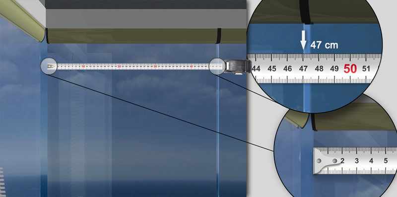 Katlanır Cam Balkonlarda Perde Ölçüsü Nasıl Alınır